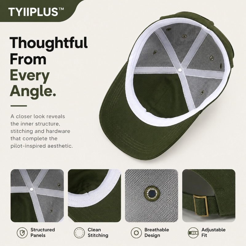 🧢 TYIIPLUS™ Vintage Goggles Baseball Cap – Casual Cotton Sun Hat with Detachable Protective Goggles for Outdoor Style
