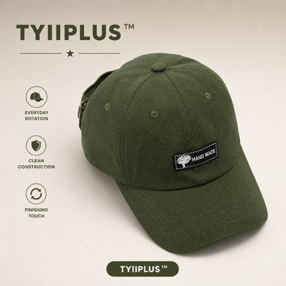 🧢 TYIIPLUS™ Vintage Goggles Baseball Cap – Casual Cotton Sun Hat with Detachable Protective Goggles for Outdoor Style