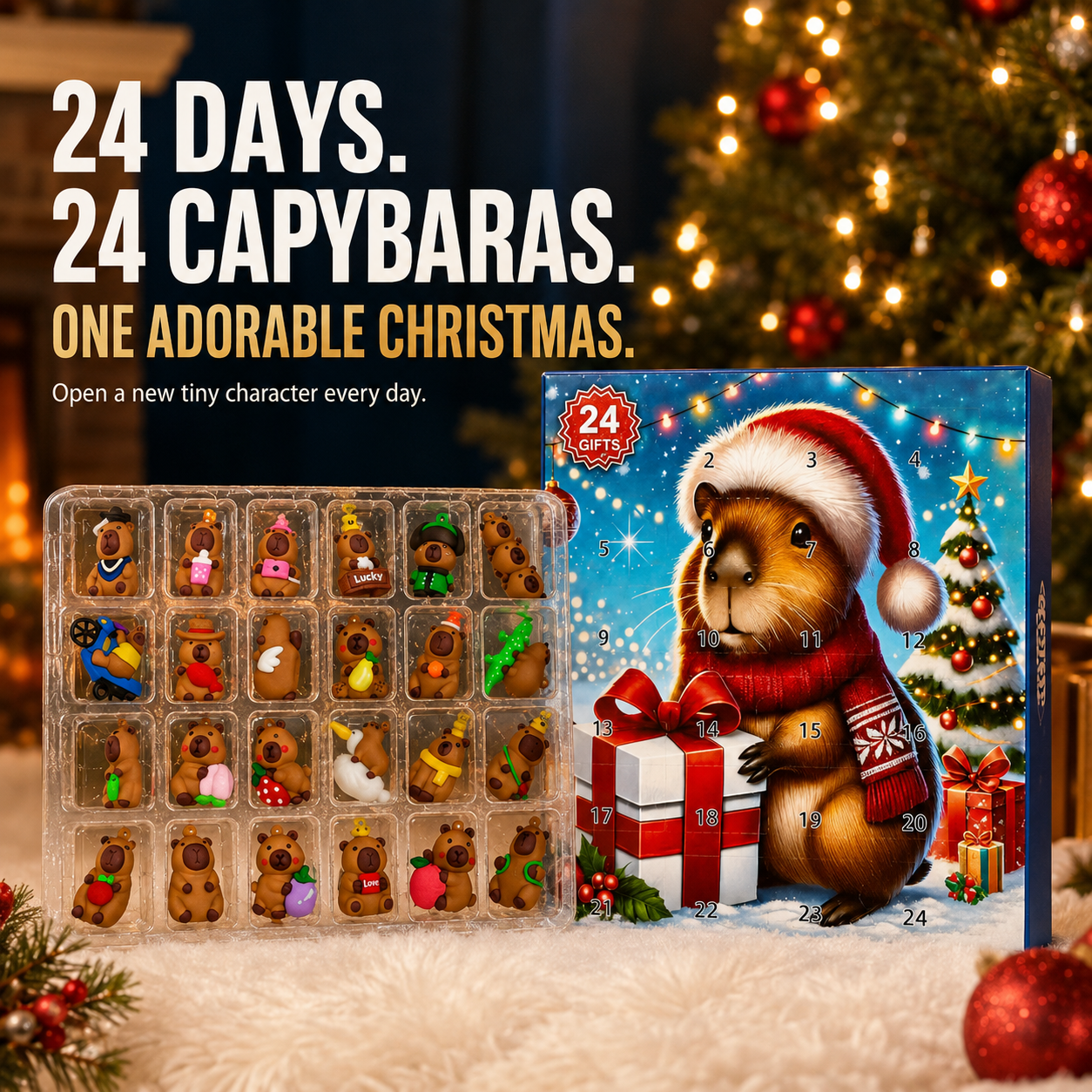 Capybara Christmas Advent Calendar 2026
