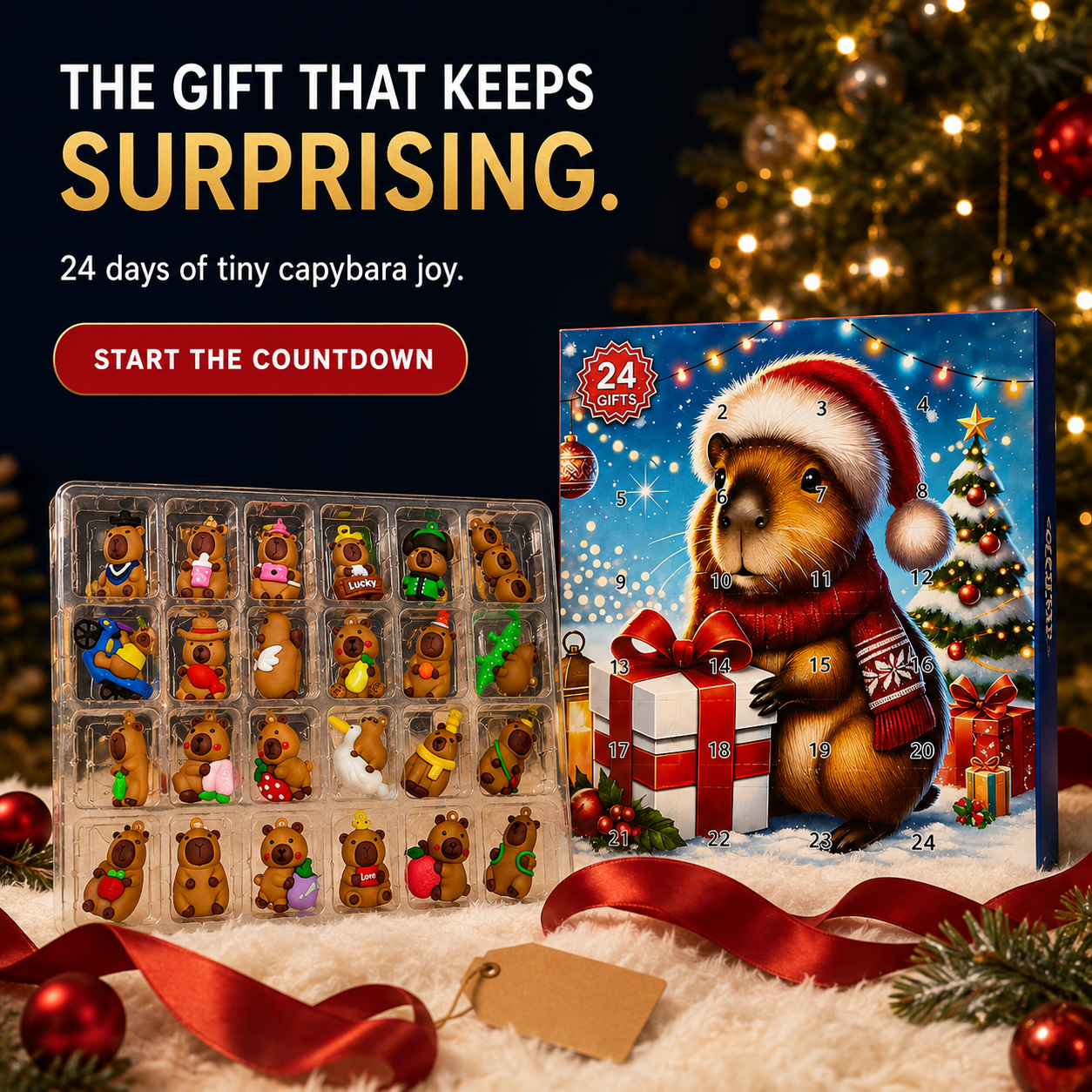 Capybara Christmas Advent Calendar 2026