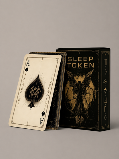 Sleep Token Inspired Playing Cards Deck – Gothic Fantasy Poker Cards, 54-Card Collectible Card Game for Music Fans & Collectors