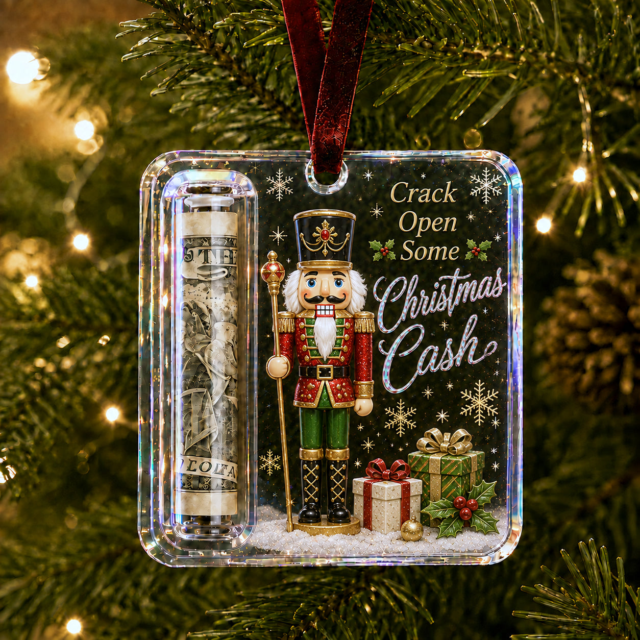🎄 Christmas Cash Gift Ornament – Turn Cash Into A Christmas Surprise