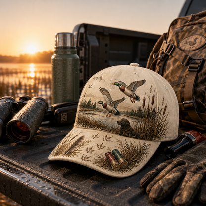 🦆 DUCK HUNTING WILD & READY HAT