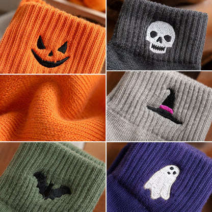🎃 Halloween Embroidered Ankle Socks