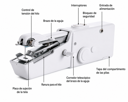 Portable Electric Handheld Sewing Machine - Sew Anywhere in Seconds