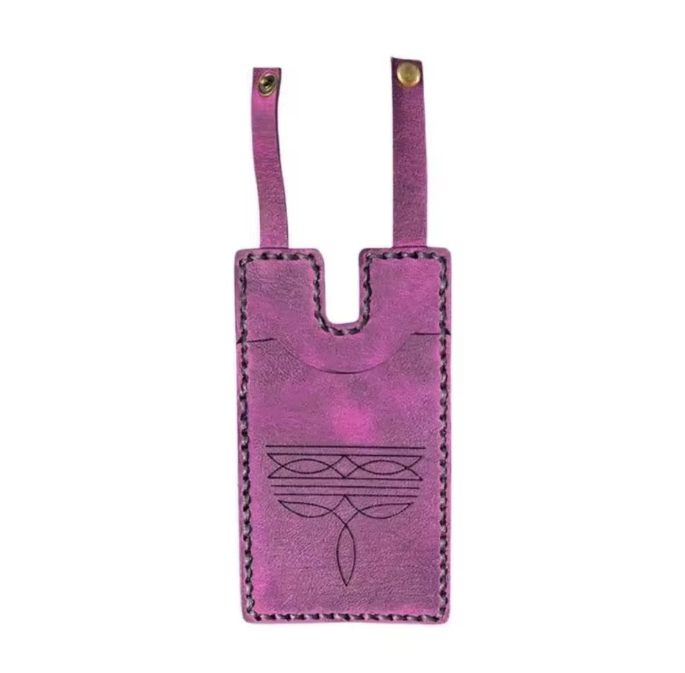 💳Genuine Leather Hidden Boot Wallet – Hands-Free Pocket for Concerts & Nights Out