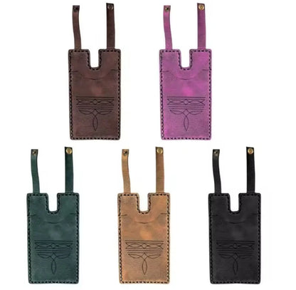 💳Genuine Leather Hidden Boot Wallet – Hands-Free Pocket for Concerts & Nights Out