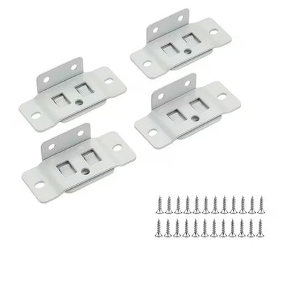 2-in-1 Heavy Duty Bed Frame Brackets and Furniture Connectors