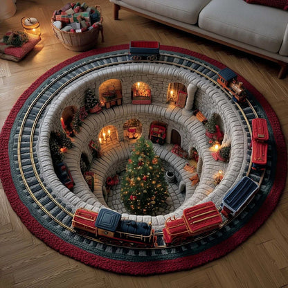 🎄 Christmas 3D Optical Illusion Rug