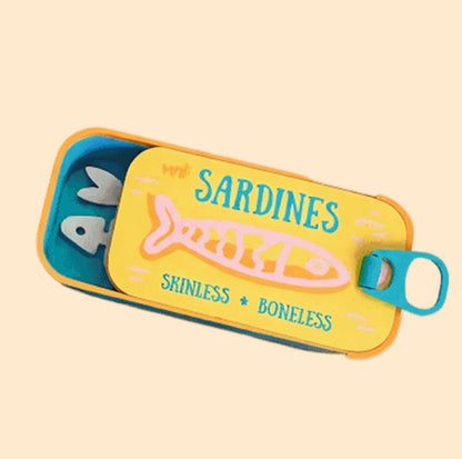 Sardine Tin Travel Jewelry Case