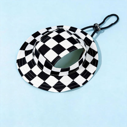 🐾 Cute Printed Pet Bucket Hat, Breathable Sun Cap Fits Dogs & Cats