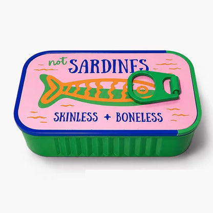 Sardine Tin Travel Jewelry Case