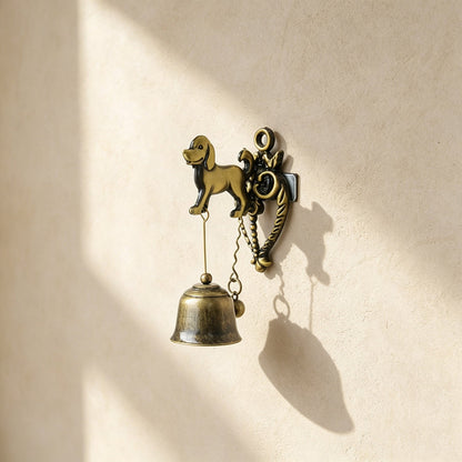 Vintage Animal Door Bell – Antique Bronze Hanging Bell, Decorative Door Chime for Home, Unique Housewarming Gift | TYII™