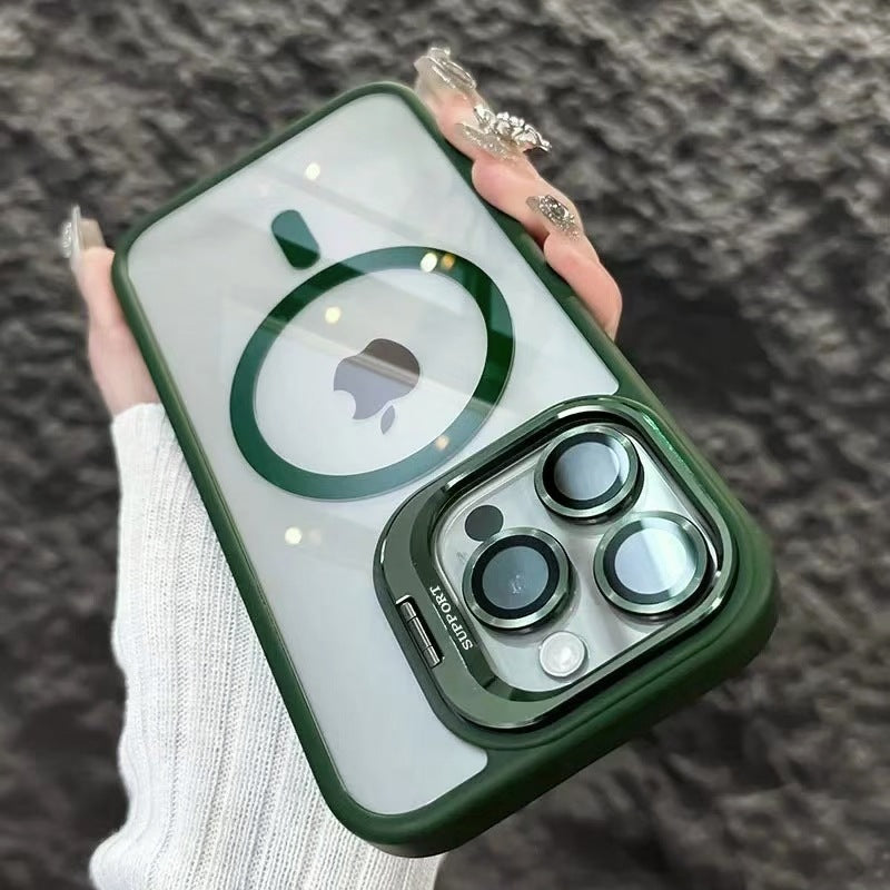 TYIIPLUS™ Magnetic Phone Case with Camera Protection & Built-In Stand