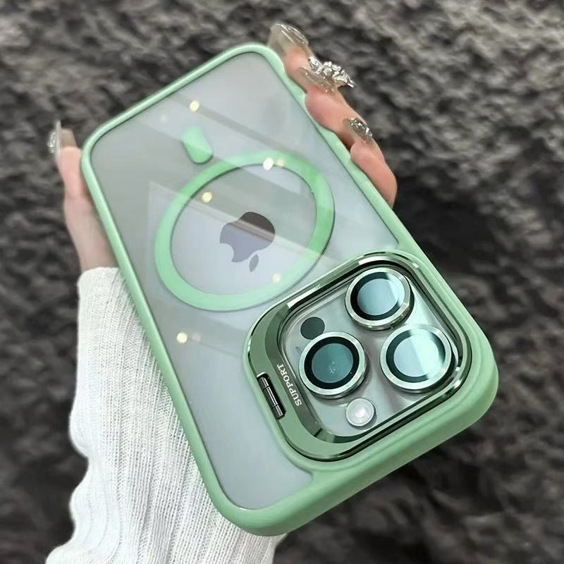 TYIIPLUS™ Magnetic Phone Case with Camera Protection & Built-In Stand