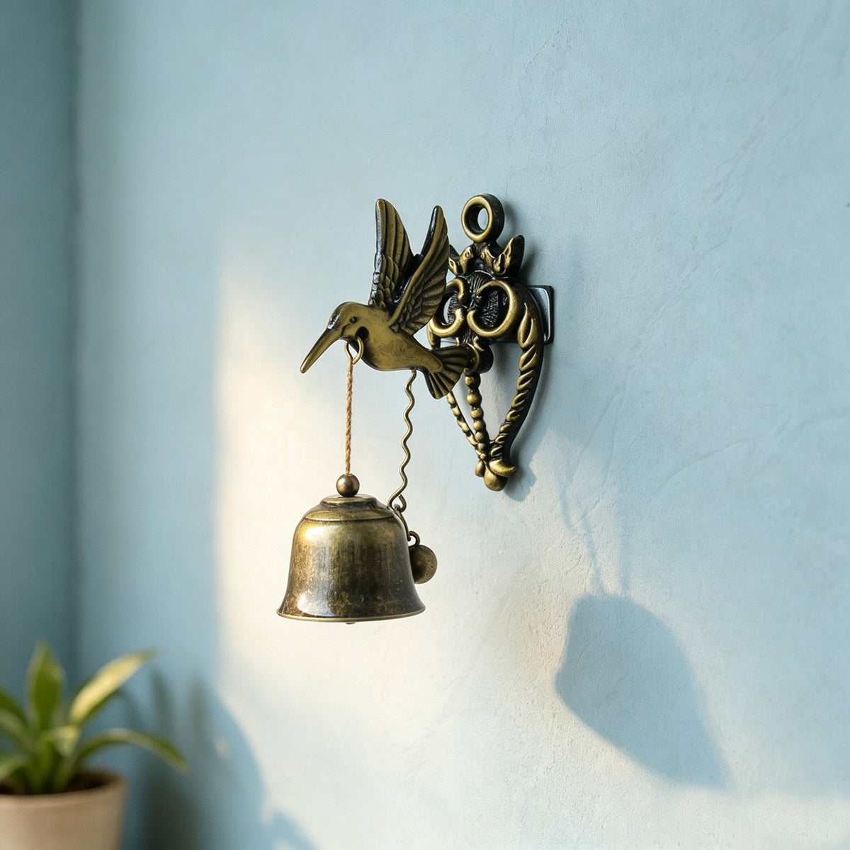Vintage Animal Door Bell – Antique Bronze Hanging Bell, Decorative Door Chime for Home, Unique Housewarming Gift | TYII™