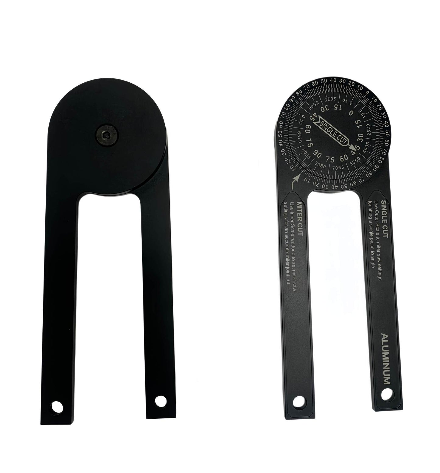 Tyiiplus™ 7-Inch Aluminum Miter Saw Angle Finder – Foldable Miter Gauge & Precision Angle Measuring Tool