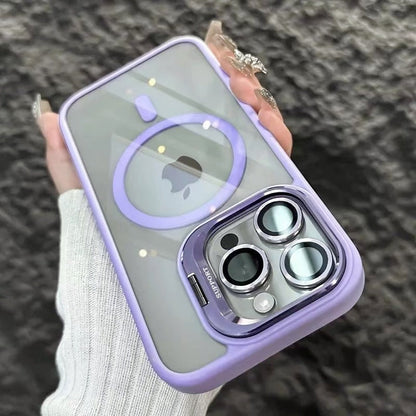 TYIIPLUS™ Magnetic Phone Case with Camera Protection & Built-In Stand