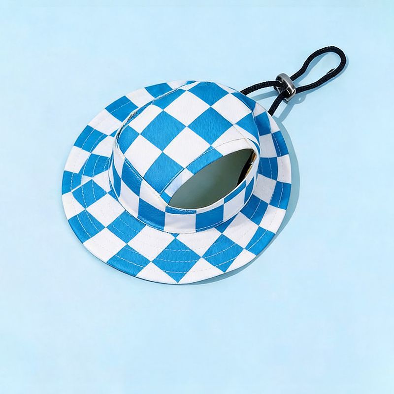 🐾 Cute Printed Pet Bucket Hat, Breathable Sun Cap Fits Dogs & Cats