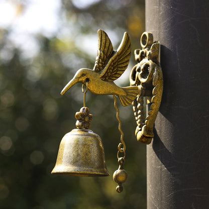 Vintage Animal Door Bell – Antique Bronze Hanging Bell, Decorative Door Chime for Home, Unique Housewarming Gift | TYII™