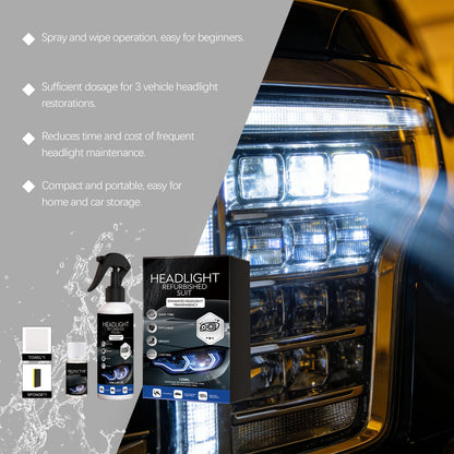 Premium 3-Step Ceramic Headlight Restoration Kit