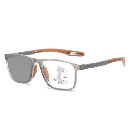 👓 Progressive Photochromic Reading Glasses – Multifocal, Blue-Light Filtering & Adaptive Tint