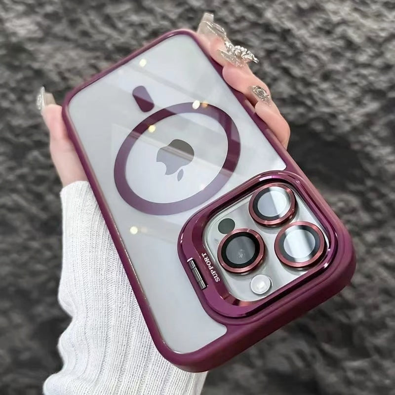 TYIIPLUS™ Magnetic Phone Case with Camera Protection & Built-In Stand