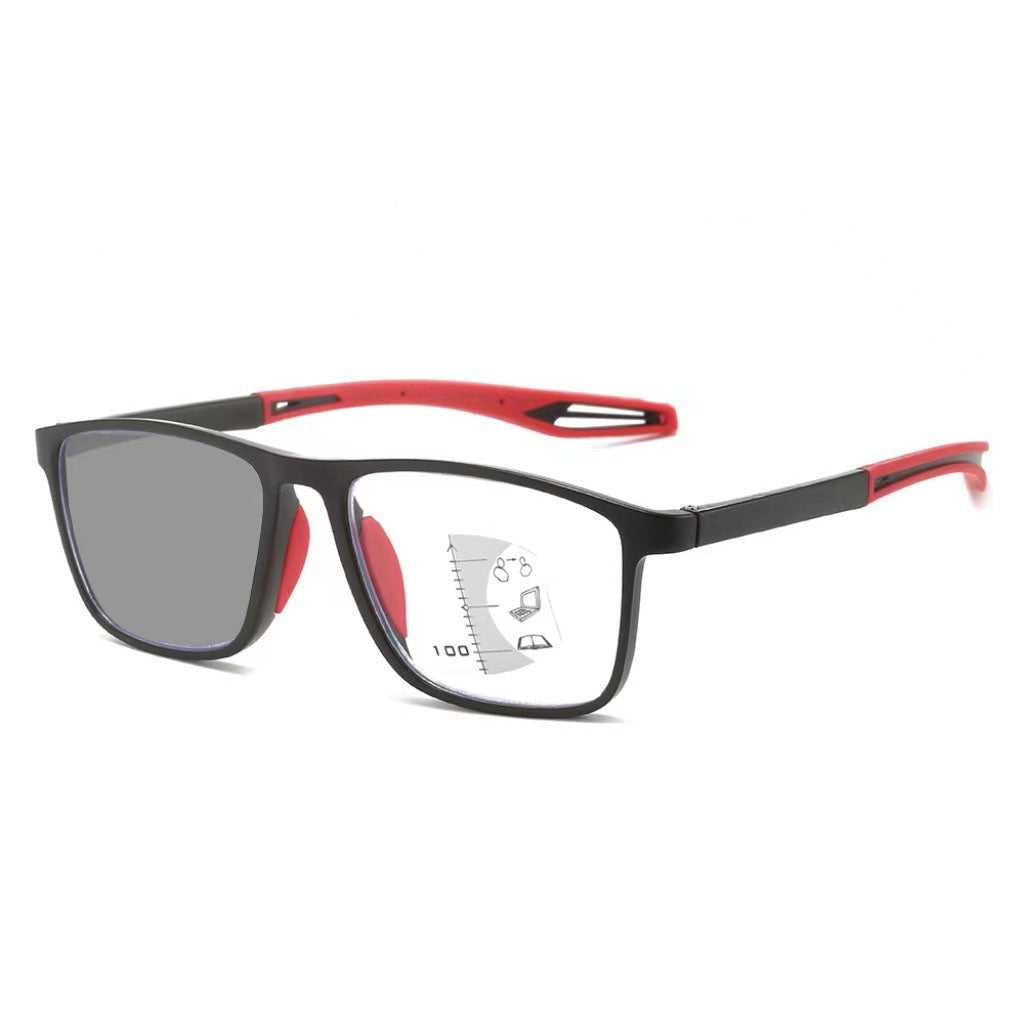 👓 Progressive Photochromic Reading Glasses – Multifocal, Blue-Light Filtering & Adaptive Tint