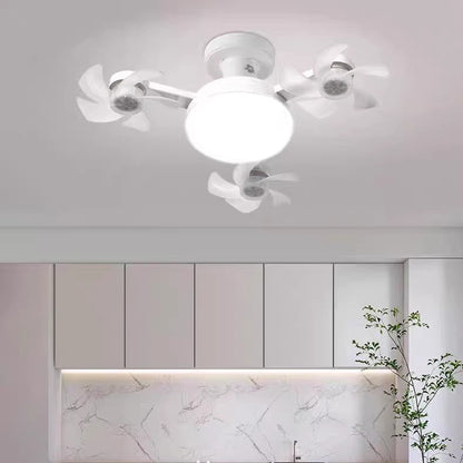 🌀New E27 Socket Ceiling Fan Light – 2‐in‐1 Silent LED Fan with Remote Control, Energy‐Saving Cooling & Lighting Combo for Home Bedroom