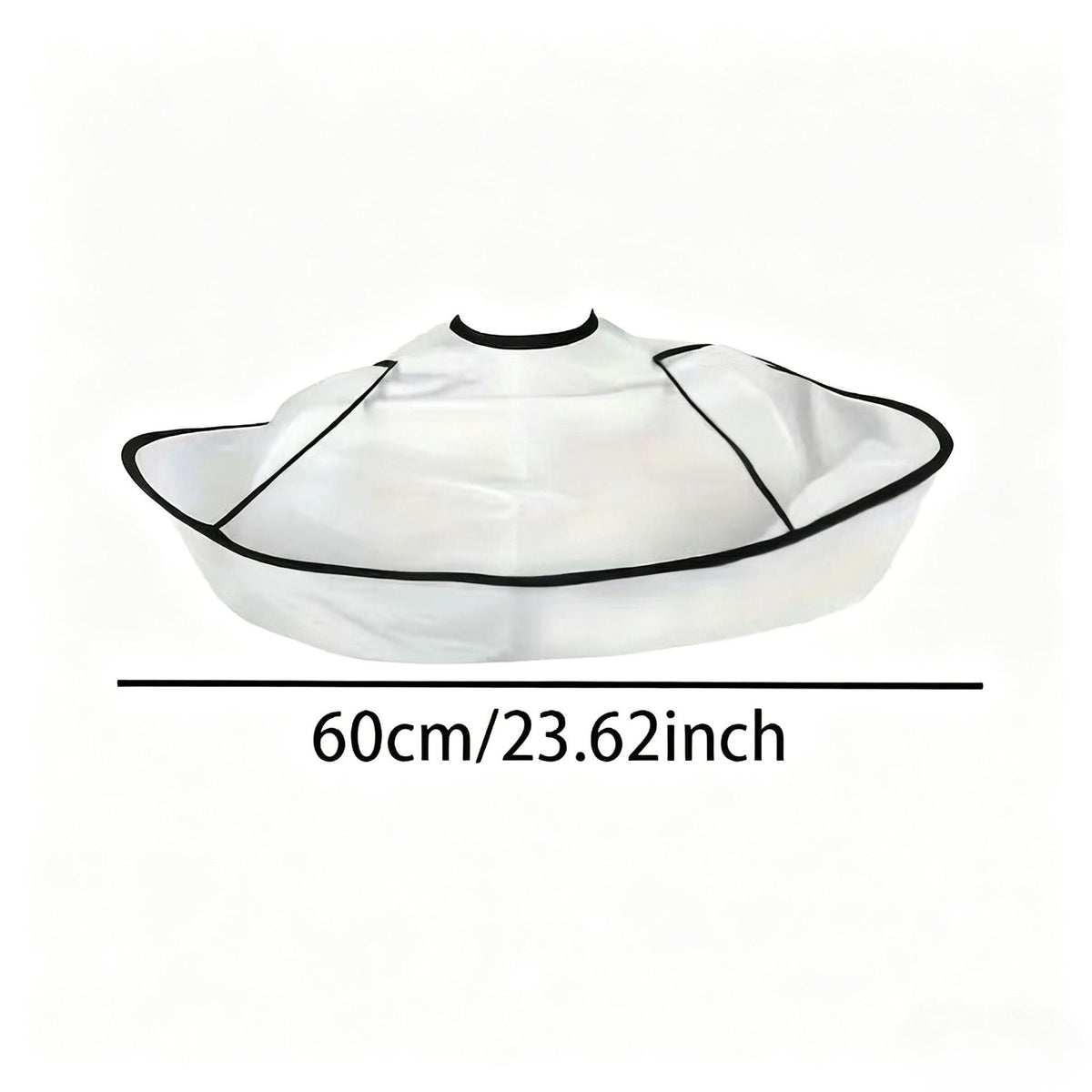 TYII™ Hair Cutting Cape with Hair Catcher – 23.62" Large Waterproof Barber Bib for Home Haircuts