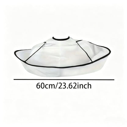 TYII™ Hair Cutting Cape with Hair Catcher – 23.62" Large Waterproof Barber Bib for Home Haircuts