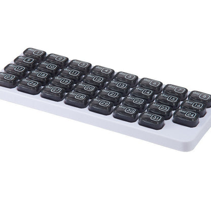 31-Day Detachable Monthly Pill Organizer