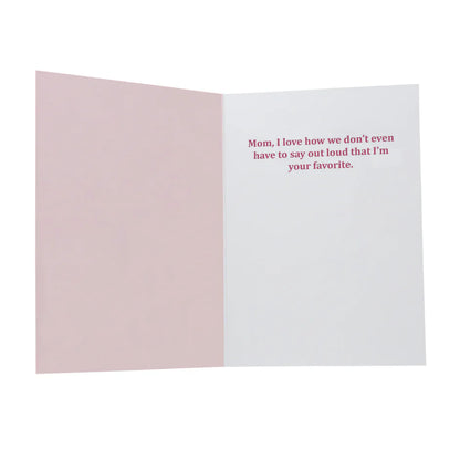 More Than My Sister Does | Funny Mother's Day Card