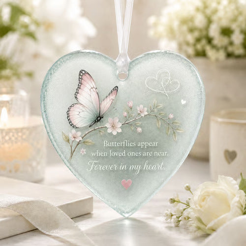 🤍 Forever In My Heart Memorial Hanging Ornament