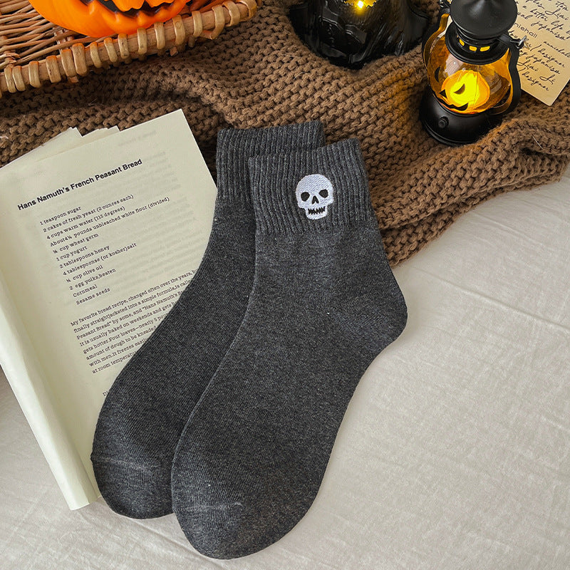 🎃 Halloween Embroidered Ankle Socks