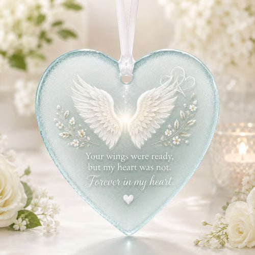 🤍 Forever In My Heart Memorial Hanging Ornament