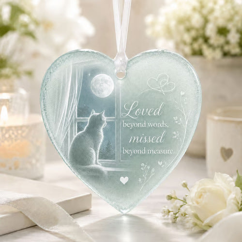 🤍 Forever In My Heart Memorial Hanging Ornament