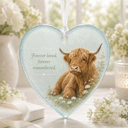🤍 Forever In My Heart Memorial Hanging Ornament