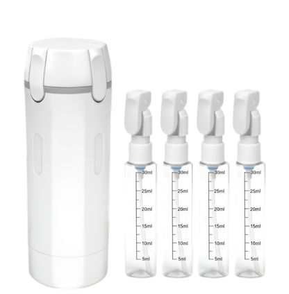 4‑in‑1 Travel Dispenser – Leak‑Proof, TSA‑Ready, and Effortless