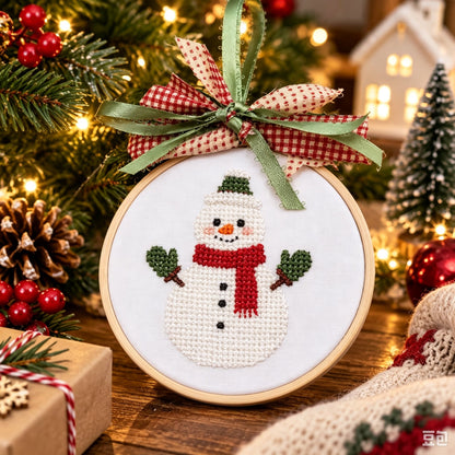 🎄Complete Christmas Embroidery Ornament DIY Kit