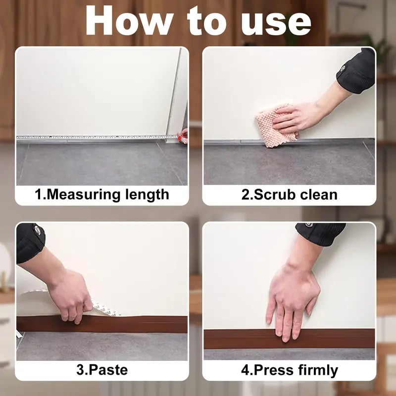 16.4 ft Door Weather Stripping | Adhesive Draft Stopper Seal Strip for Doors, Windows & Shower Doors