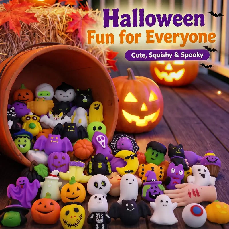🎃 30PCS Halloween Mochi Squishy Toys
