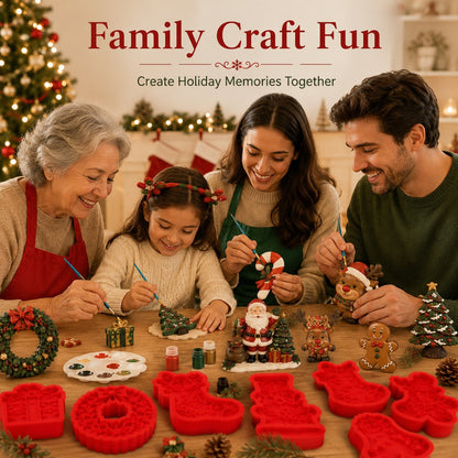 🎄 DIY Christmas Ornament Mold Kit | Craft Your Own Festive Magic ✨