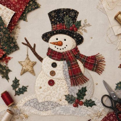 🎄🎅Christmas Patchwork Fabric DIY Decor Kit
