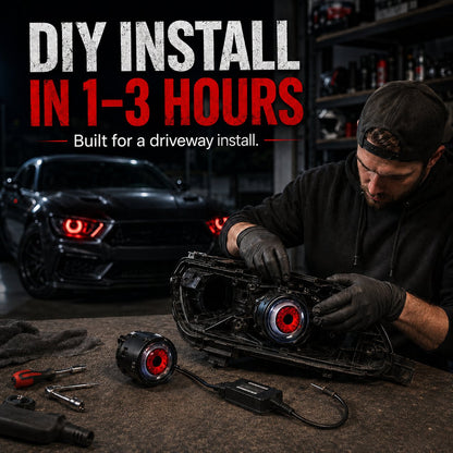 TYIIPLUS™ Demon-Eye LED Headlight Kit-2 pcs