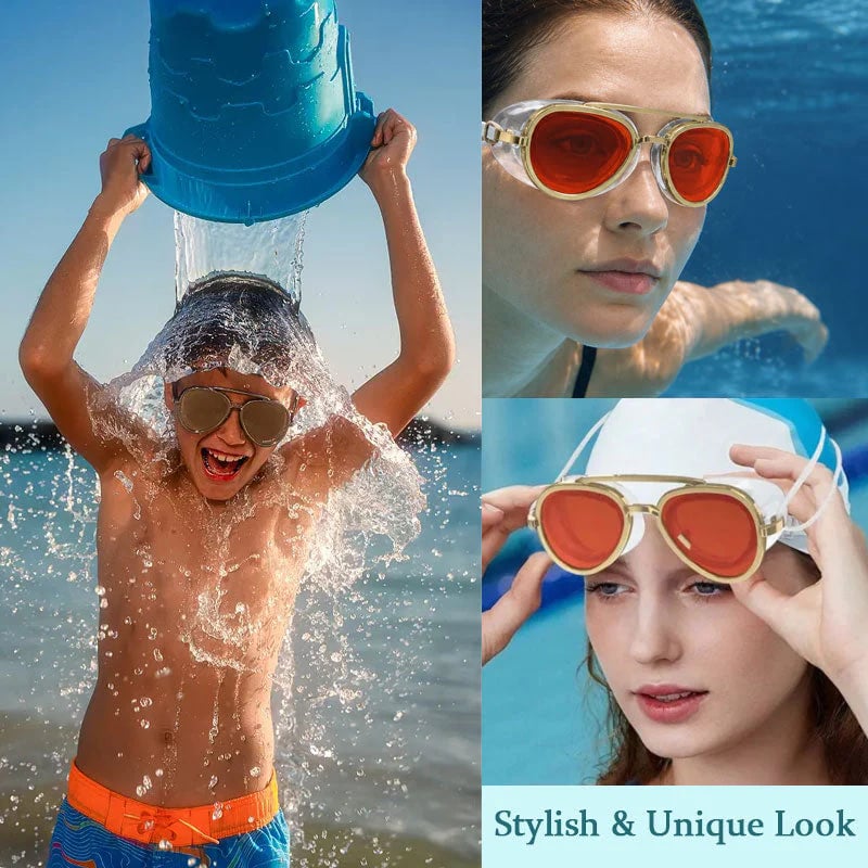 😎SummerVibe Reflective Swimming Goggles