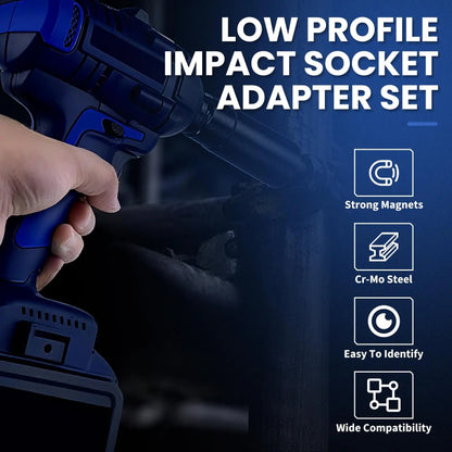 2026 Upgraded Low Profile Impact Socket Adapter Set