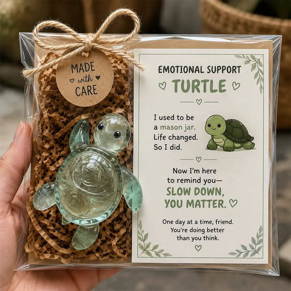 🐢 Original Recycled Glass Support Turtle
