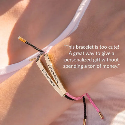 💖✨ Inspirational Bracelet “God is in control”🎁