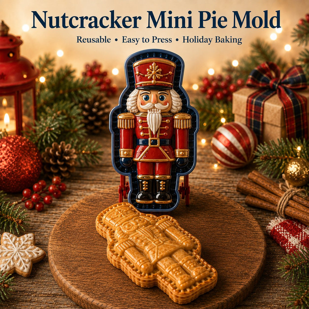 🎄 Christmas Mini Pie Mold Collection | 8 Designs